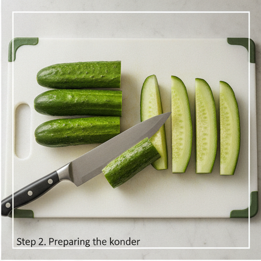 quick dill pickles - step 2