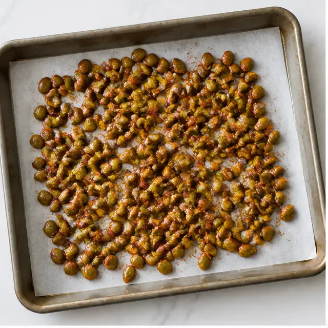 Step 1: Toast pumpkin seeds with brown sugar and paprika