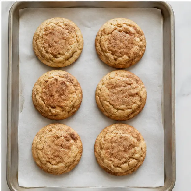 Step 4: Bake until edges are golden and tops are crackly