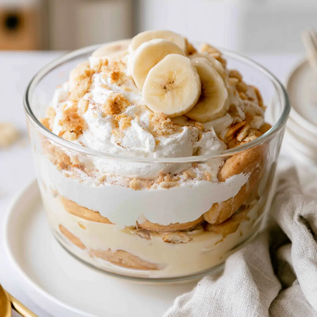 southern banana pudding - final presentation