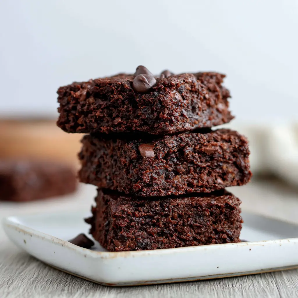 threeingredient banana brownies - final presentation