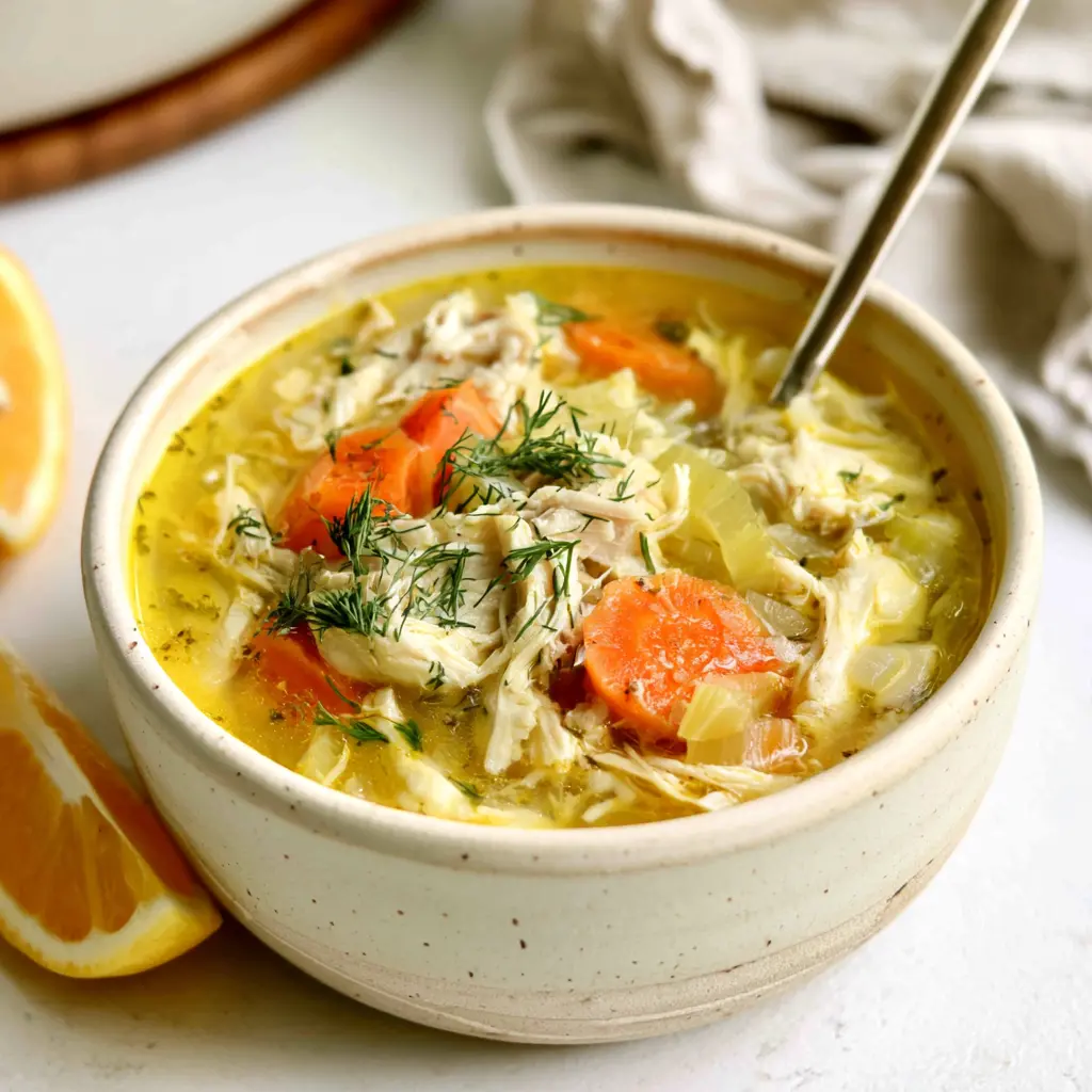 healthy chicken soup - final presentation